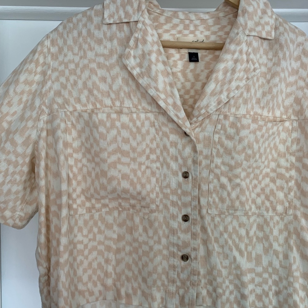 Universal Thread Button Down Top - Picture 2 of 3